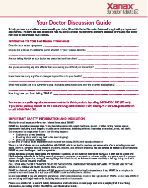 Doctor discussion guide