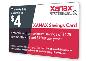 XANAX Savings Card